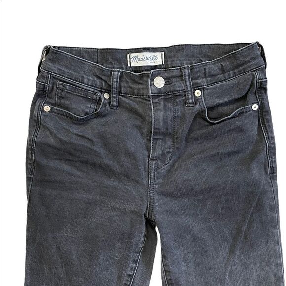 MADEWEL HIGH RISER SKINNY BLACK JEANS SIZE 26 - Picture 3 of 11